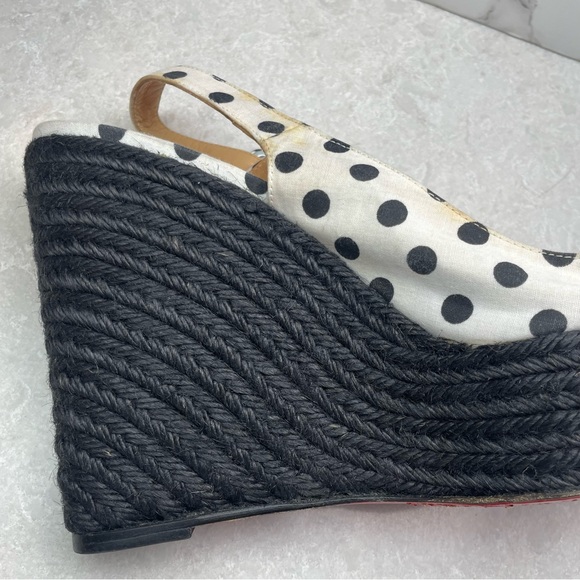 Cristian Louboutin Espadrille Wedges - Picture 6 of 11